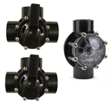 Heat Pump 3-Way Valve Installation Kits Kit For 40Mm Pressure Pvc (~48Mm Od) Pool & Spa