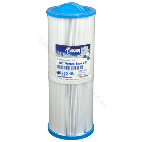 340mm x 128mm Maax, Oasis, Vortex, O2, Escape, Rising Dragon Cartridge Filter Replacement - Heater and Spa Parts