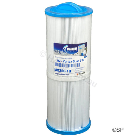 340mm x 128mm Maax, Oasis, Vortex, O2, Escape, Rising Dragon Cartridge Filter Replacement - Heater and Spa Parts