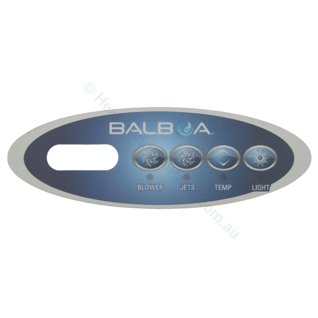 4-Button - Balboa VL200 Touchpad Overlay - Heater and Spa Parts