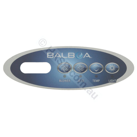 4-Button - Balboa VL200 Touchpad Overlay - Heater and Spa Parts