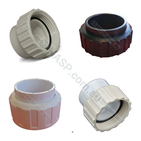 40mm Pump Unions - LX JA TDA Davey QB035 SpaNET XS3C Laing E14 Aquaflo Circmaster Pool & Spa