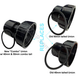 50mm & 40mm Astralpool & Hurlcon Pump Heater Chlorinator Barrel Union Nuts & Tails Plumbing & Fittings