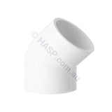 50mm - 45° Elbow - PVC - Pool & Spa