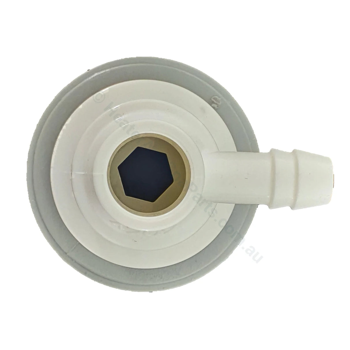 50mm Edgetec Mini Ozone Jet - Textured Scallops - Grey - Heater and Spa Parts
