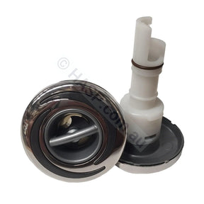 CMP SQR 2" Spa Jet - Halo Face - Roto - 53mm - Sapphire - Heater and Spa Parts