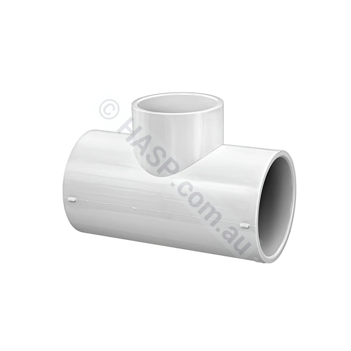 65mm x 50mm x 65mm PVC Reducing Tee