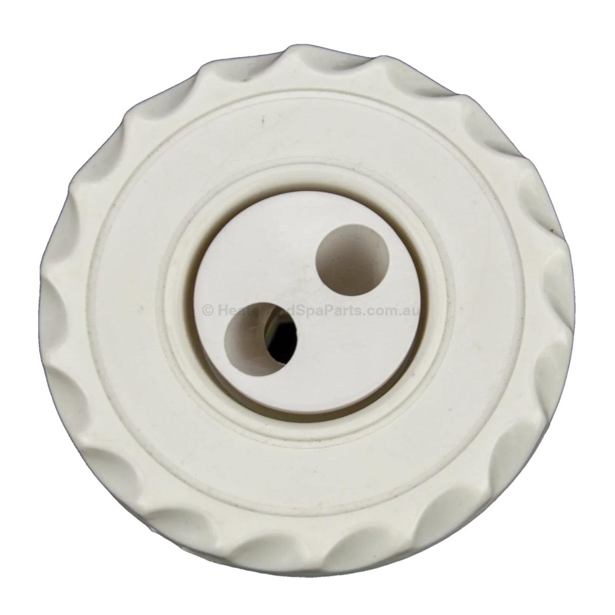 66mm Waterway Adjustable Mini Jet - Twin Pulse Roto - White - Heater and Spa Parts