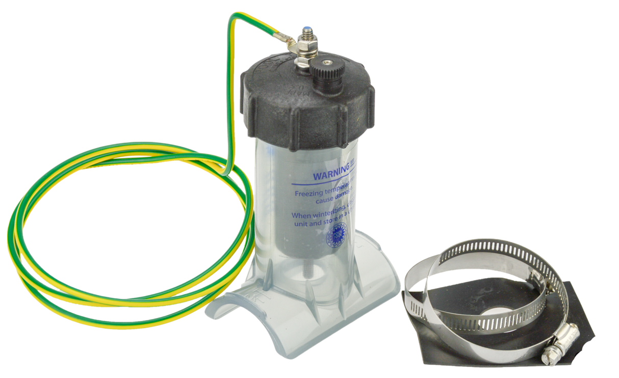 Pool Sacrificial Anode - Anti-Electrolysis Earthed Zinc Anode for Heaters - Heater and Spa Parts