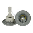 Pentair Luxury Cyclone Spa Jet - Gray - Roto - Scallops - 90mm - Heater and Spa Parts
