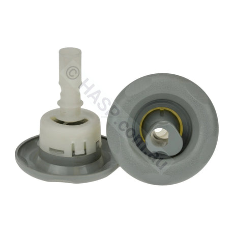 Pentair Luxury Cyclone Spa Jet - Gray - Roto - Scallops - 90mm - Heater and Spa Parts