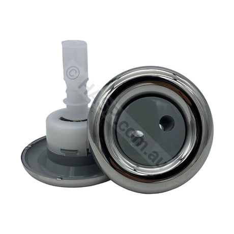 90mm Pentair Luxury Cyclone Spa Jet - Stainless - Dual Pulse - Scallops - Jets
