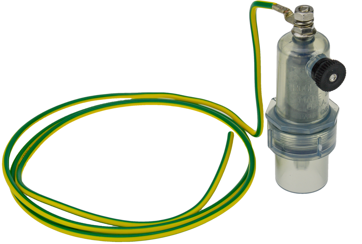 Pool Sacrificial Anode - Anti-Electrolysis Earthed Zinc Anode for Heaters - Heater and Spa Parts