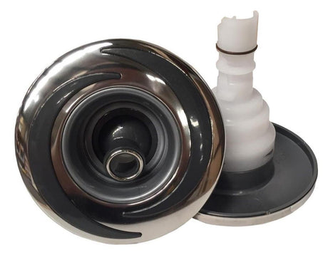 CMP SQR 4.5" Spa Jet - Halo Face - Roto - 116mm - Sapphire - Heater and Spa Parts