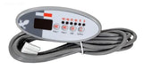 Gecko / Spa Builders TSC-9 / K-9 Oval Panel - 4 button - Microspa SSPA - Heater and Spa Parts