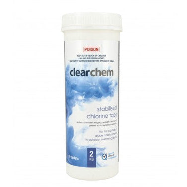 2kg Trichlor Stabilised Chlorine Tablets