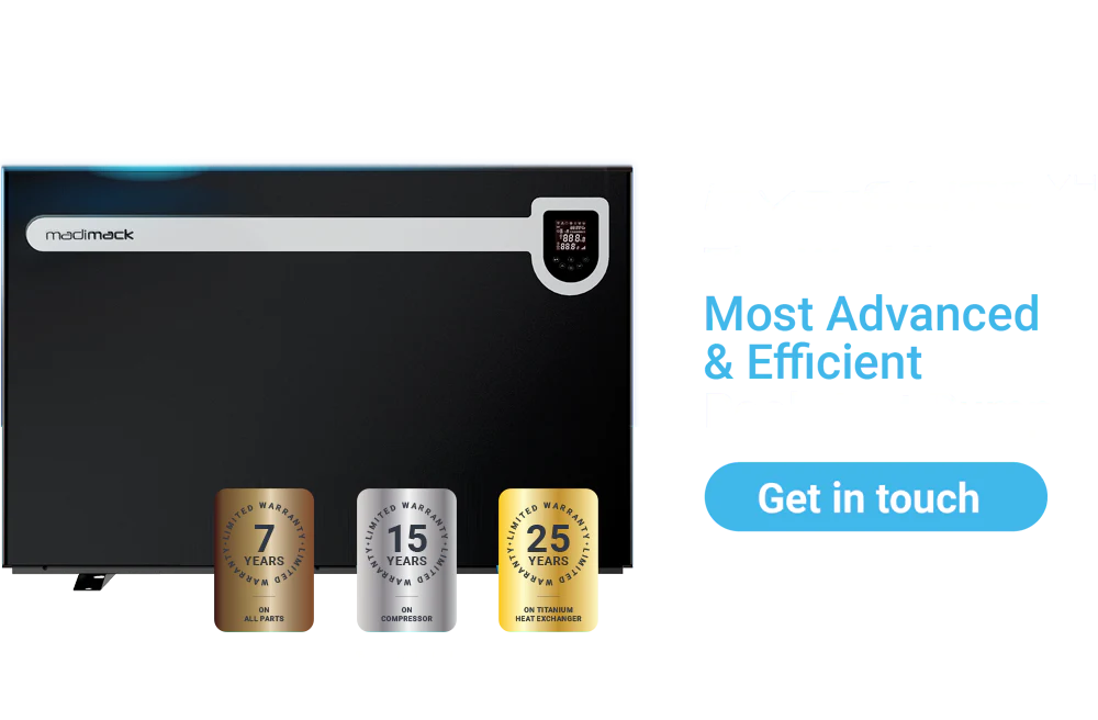 Madimack Inverelite V4 Pool Heat Pumps