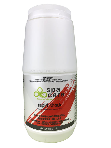 SpaCare Rapid Shock - OxyShock - ShockRight Plus - Chlorine Free Oxidiser - 1kg - Heater and Spa Parts