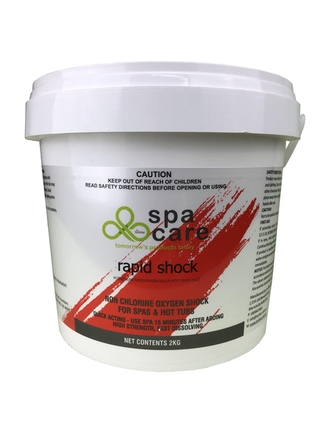 SpaCare Rapid Shock - OxyShock - ShockRight Plus - Chlorine Free Oxidiser - 2kg - Heater and Spa Parts