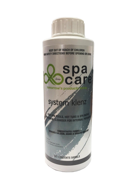 SpaCare System Klenz - Pipe Cleaner Degreaser - 500ml - Heater and Spa Parts