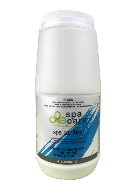 SpaCare Spa Sanitizer 1kg - Lithium Hypochlorite Replacement - Heater and Spa Parts