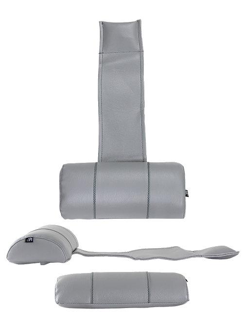 Universal Spa Headrest Pillow - Gray Vinyl - Luxury - Heater and Spa Parts