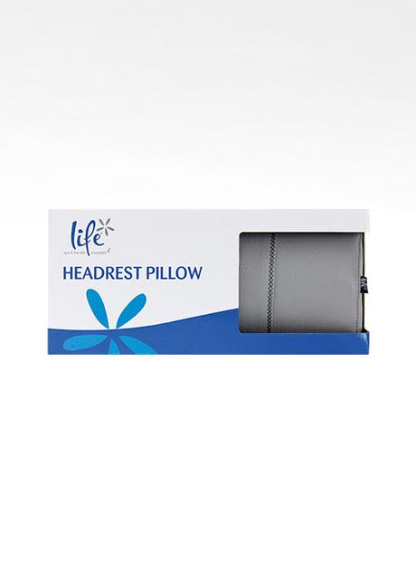 Universal Spa Headrest Pillow - Gray Vinyl - Luxury - Heater and Spa Parts