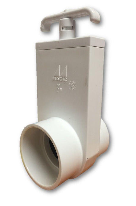 2" / 50mm Gate Valve - Sliding Push & Pull - CMP Magic Plastics - Heater and Spa Parts