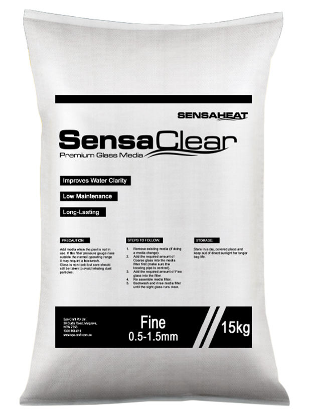 15Kg Glass Filter Media - Coarse & Fine Grades Sensaclear