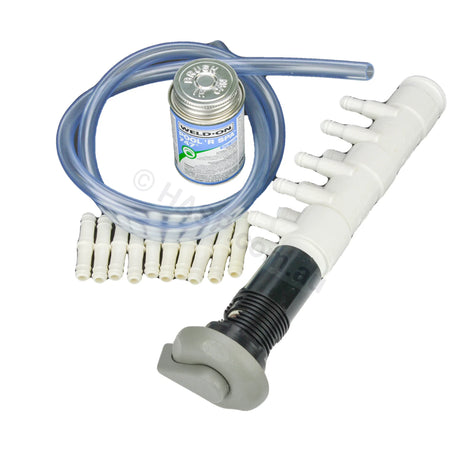 Air Control Kits - For Spas Gray / 10 Ports