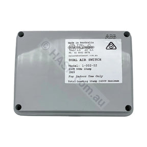 Air Switch Box Double Outlet 10amp