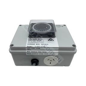 Air Switch Box Single Outlet 10amp with Time Clock