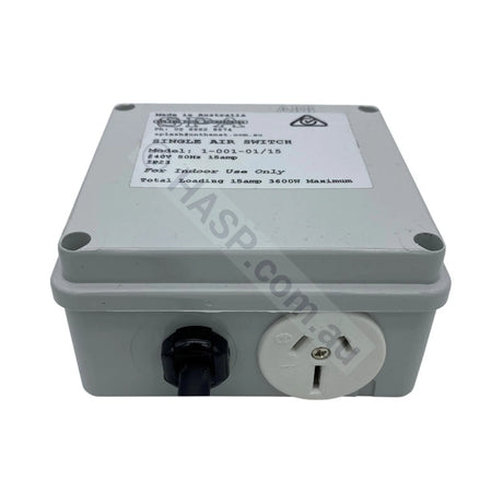Air Switch Box Single Outlet 15amp