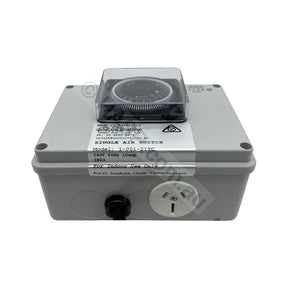 Air Switch Box Single Outlet 15amp with Time Clock