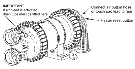 Davey Celsior Spa Bath Pumps - C270 Series - Supercedes XS250 XS300 / HB HD - 1.25HP - Heater and Spa Parts
