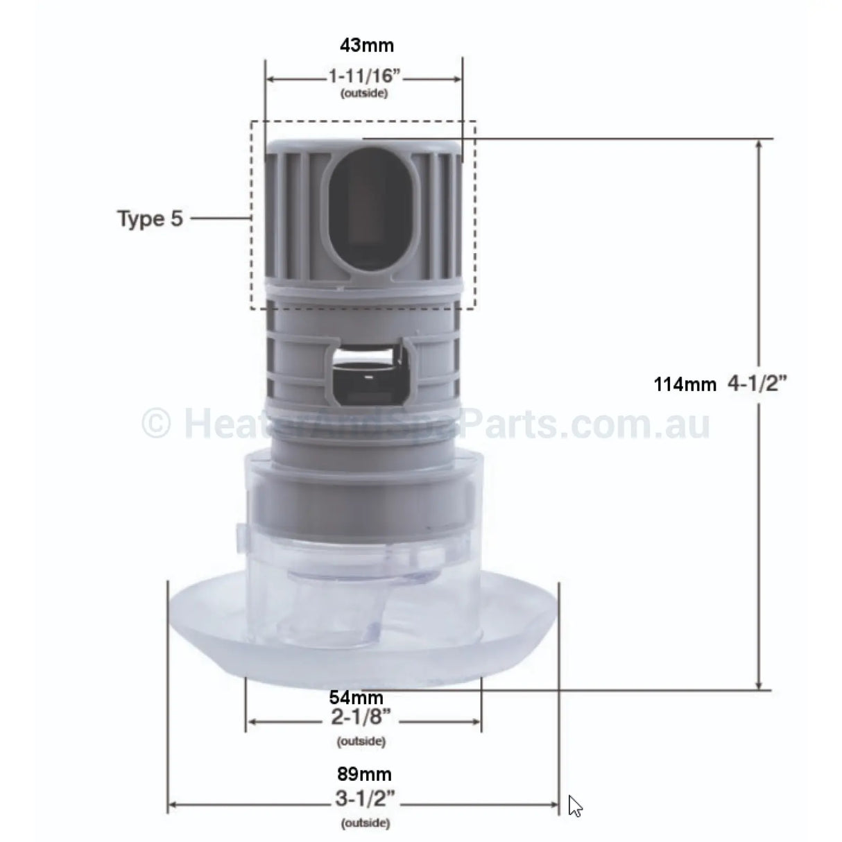 American Products Luxury Spa Jets - Emerald Cut - Retrofits Scalloped Version - Heater and Spa Parts