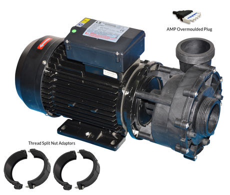 1.5 Hp Maxi-Flow Single Speed Spa Pump Replacement - Q6882 / Q6802 8152Stk-A20 204015 204016
