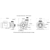 Aquaflo Circ-Master Hp - 1/15Th Cmcp Cmhp Spa Circulation Pump Emerson Circmaster / Filtration Pumps