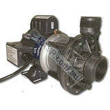 Aquaflo Circ-Master HP showing Emerson motor and union plumbing layout
