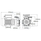 Aquaflo Xp2E Spa Jet Booster Pumps - 3Hp / 4.2Hp