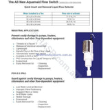 Aquamaid Flow Switch - Obsolete - Heater and Spa Parts
