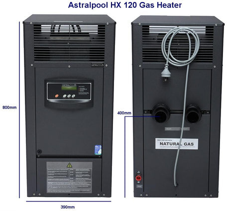 Astralpool / Hurlcon HX 120 Gas Spa Heaters - HX120 - Kept In Stock - Heater and Spa Parts
