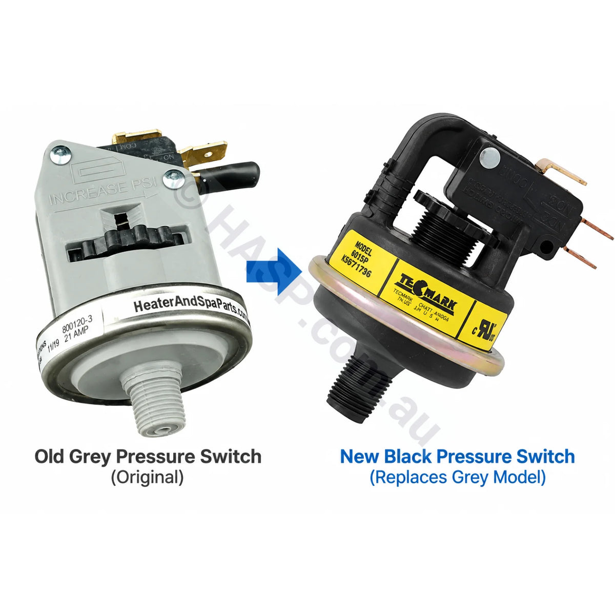 Astralpool BP BPA BPM Series Pressure Switch / Flow Switch Parts - LG Pressure Switch - Pool & Spa
