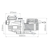 Astralpool Hurlcon CTX 400 Pool & Spa Pumps Replaces CX 400 TX 1.5hp Circulation / Filtration Pumps