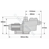 Astralpool E-Series Pumps - E140 / E170 / E230 - Heater and Spa Parts