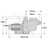 Astralpool E-Series Pumps - E140 / E170 / E230 - Heater and Spa Parts