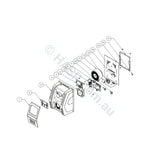 Astralpool E25 & E35 Main Power PCB for Salt Chlorinators - Heater and Spa Parts