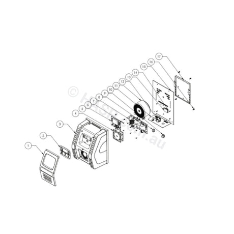 Astralpool E25 & E35 Main Power PCB for Salt Chlorinators - Heater and Spa Parts