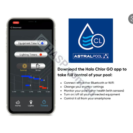 Astralpool Halo Connect System / Chlorinator - Pool & Spa Control System - Pick-up Only