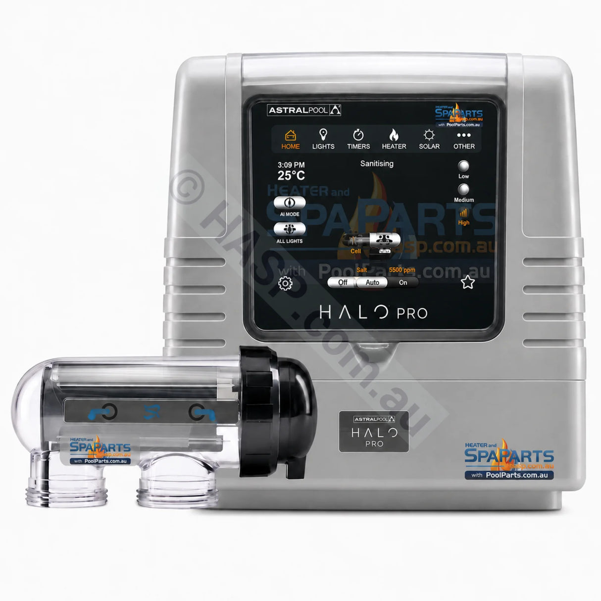 Astralpool Halo Pro 35 Salt Chlorinator & Pool Automation Controller 20377 - Coming Soon - Pool & Spa